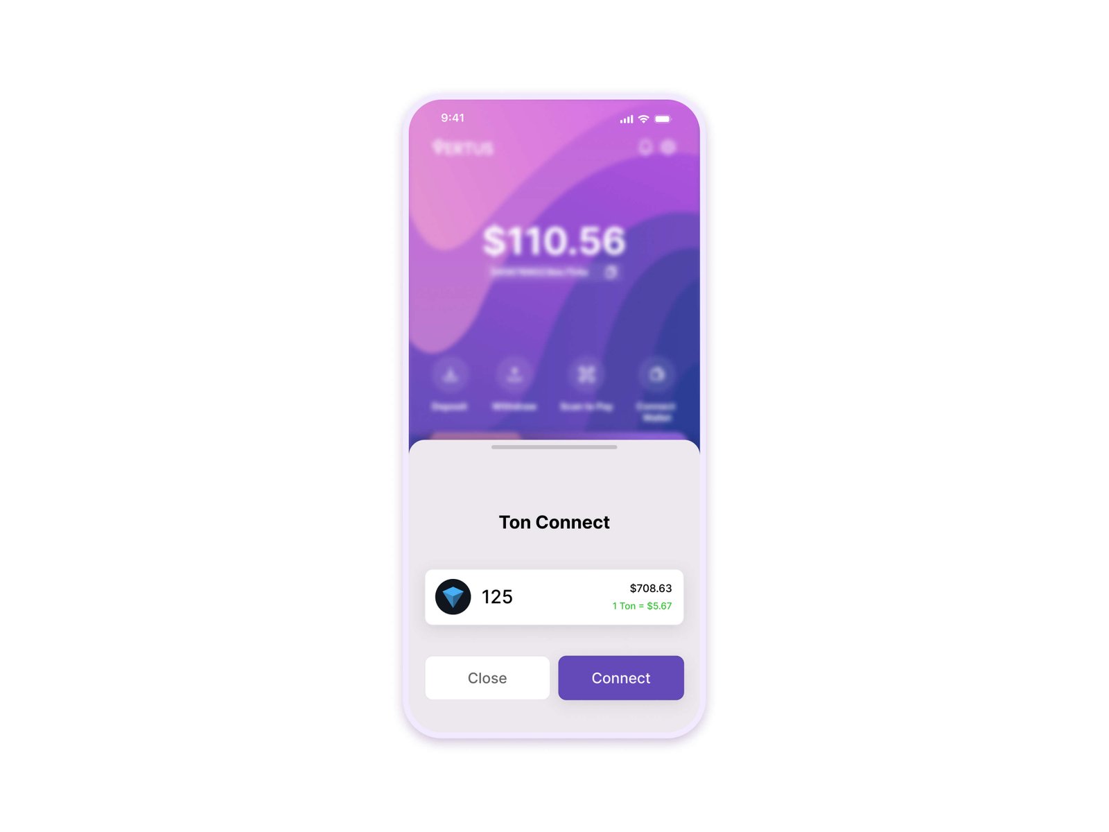 Cryto Trading App screen 2