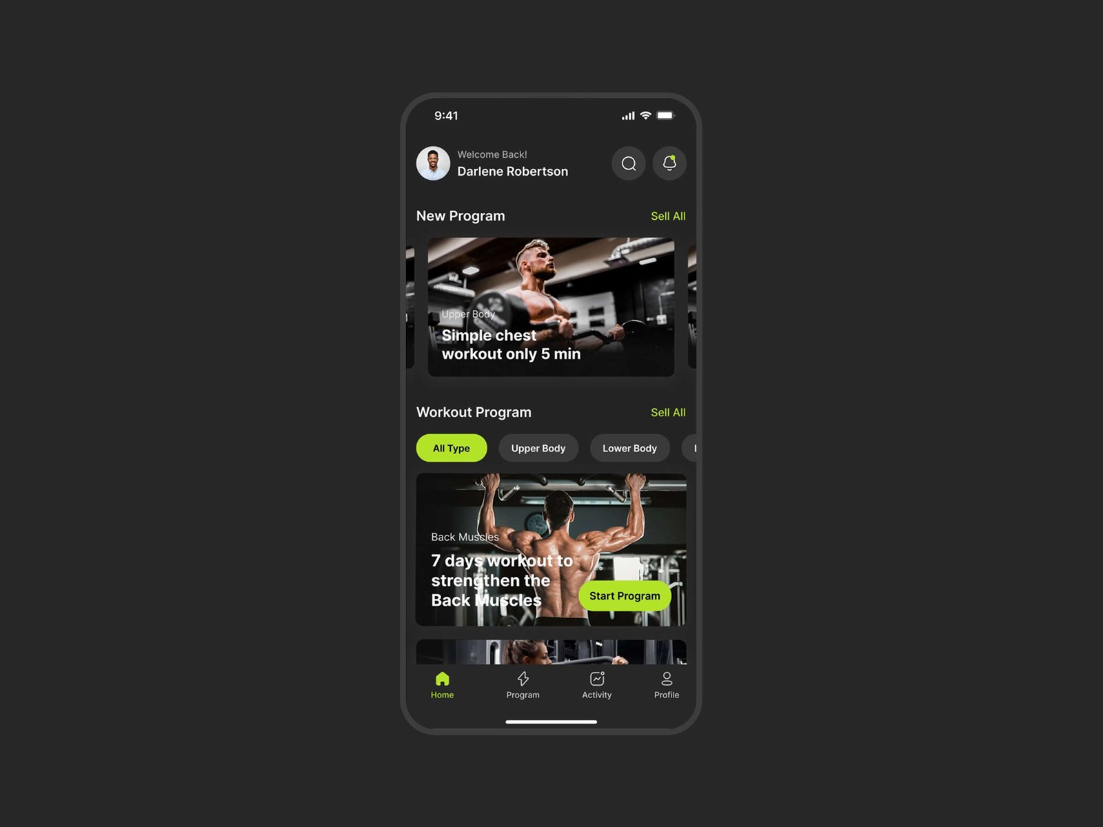 workout app